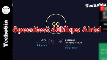 Airtel Broadband | VDSL | V-Fiber Internet Speedtest 40Mbps - 2018