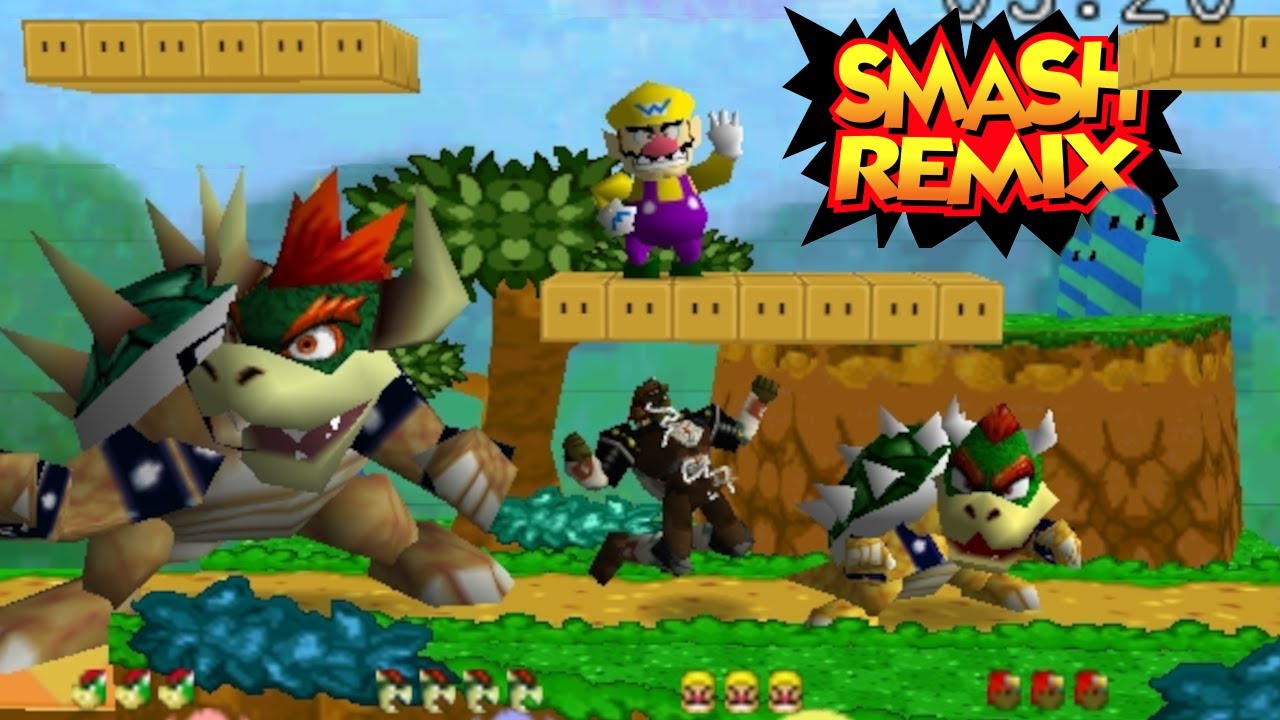 Bowser & Giga Bowser In Smash 64 