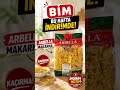 BİM’DE BU FİYATA MAKARNA KAÇMAZ! 😱#shortsyoutube#home #trending