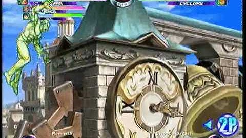 MvC2 Online (360): Brett (Jill/Ice/Tha) vs DiscoCokkroach (Guile/Cammy/Cyke) 23 .:5.4.10:.