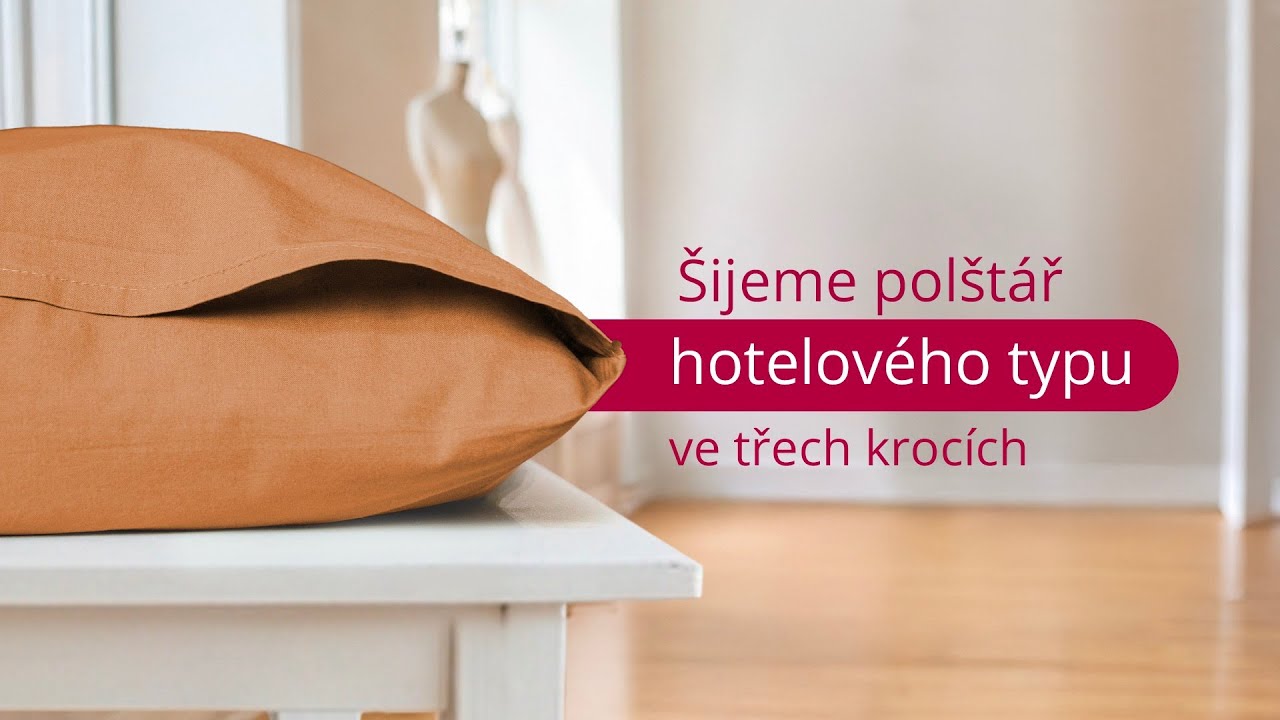 Šití s Danou - šijeme polštář ve třech krocích