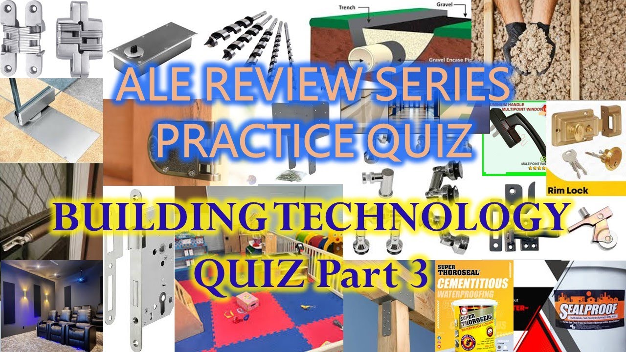 Обзорный тест по архитектуре – Строительные технологии, часть 3