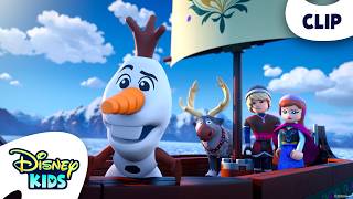 anna olaf kristoff vs duke weselton lego frozen operation
