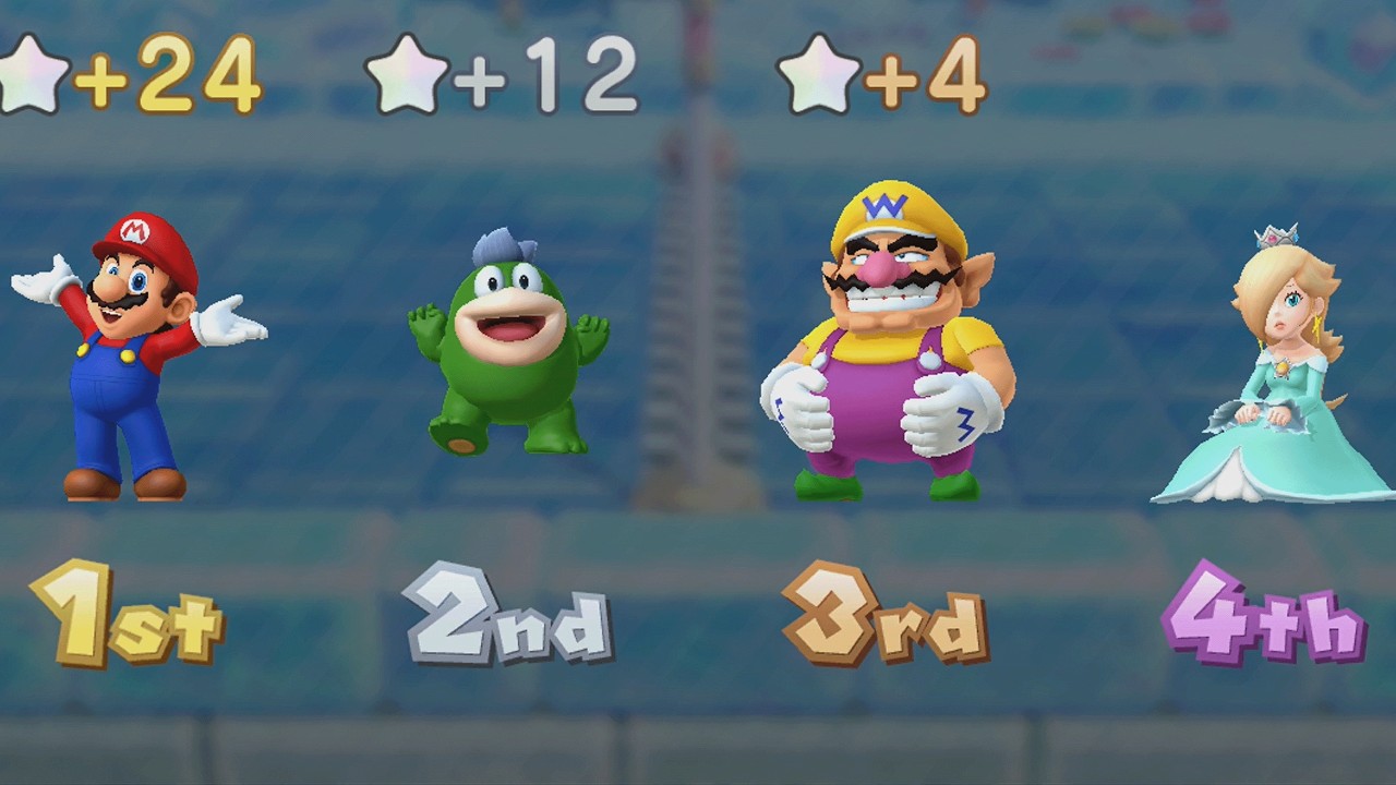 Mario Party 10 - Mario vs Rosalina vs Spike vs Wario - Mushroom Park