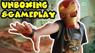 Avengers Infinity War Hero Vision VR Iron Man- Game Play Unboxing and Review - Hasbro Toys screenshot 2
