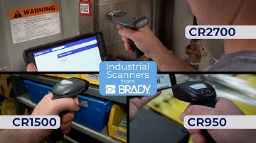 Comparing CR950/CR1500/CR2700 Barcode Scanners | Brady