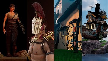 3D Modeling And Texturing Showreel  /  NIKHIL CHERFALE