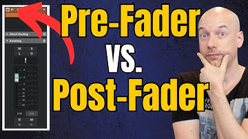 Pre-Fader vs. Post-Fader Sends in Cubase: How to use effects correctly!