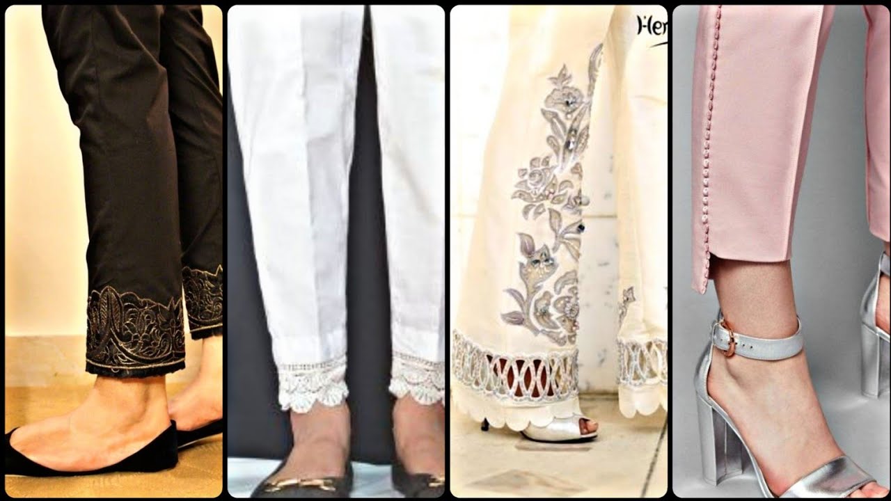 Trouser designs 2020 - Beautiful trouser for kurti ideas & styles - YouTube