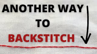 Hand Sewing Tutorial (LEFT HANDED): Reverse Backstitch for FELLED SEAMS