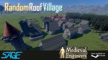 Medieval Engineers, Random Roof  Village