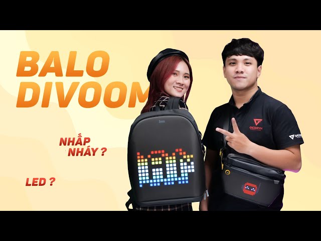 Nhìn Balo này là chỉ muốn "nhấp nháy" | Balo Divoom Pixoo