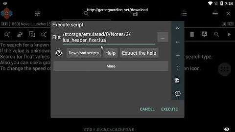 Fix invalid binary script header - GameGuardian