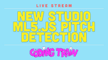 Coding Train Live 183: Brooklyn Studio, ml5.js Pitch Detection