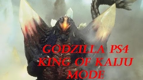 Godzilla PS4 King of Kaiju :Spacegodzilla