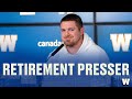 Adam Bighill | Retirement Press Conference