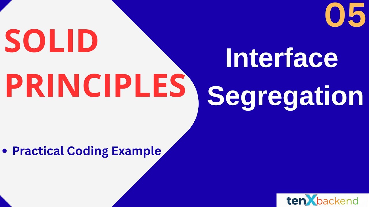 Interface Segregation with complete code example | Low level design ...