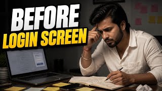 What I Did Before Building the Login Screen | Build in public | Saas | vikasBuildsApp