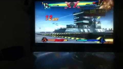 Umvc3 Amaterasu super jump air throw combo
