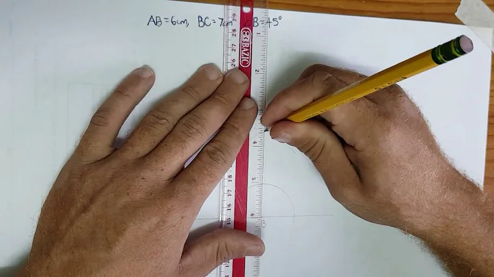 How to construct Triangle with 2 sides and 1 angle given
