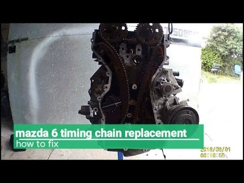 Mazda 6 timing chain replacement YouTube AME Motors Howtofix - YouTube