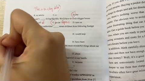 Đề thi tiếng Anh chính thức  vào 10 Thừa Thiên Huế 2020