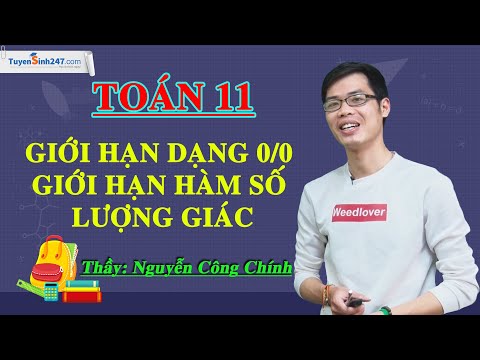 Video Giới hạn dạng 0/0 và giới hạn hàm số lượng giác - Môn... - youtube