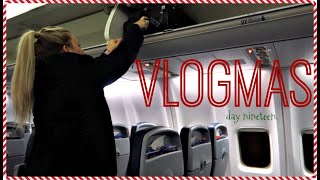 A Trolley Dolly Vlogmas Day 19 | Work Day + Commuting Home.