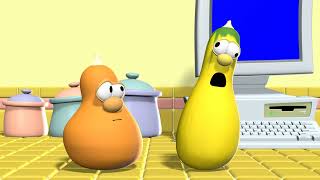 Jerry Gourd Tries To Say Old Macdonald Had A Farm But Gets Stroke Veggietales Animation