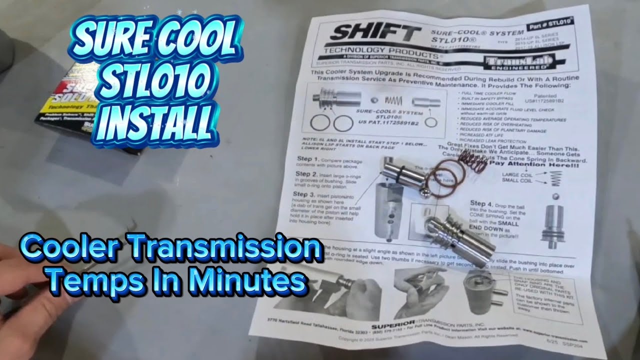 STL010 Install On 8L90E Transmission - YouTube