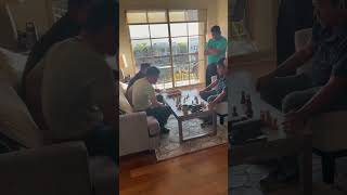 Manny Pacquiao Playing Chess this morning #MayPac2 #mayweatherpacquiao2 #mannypacquiao