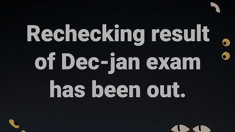 Hsbte re-checking Results out.