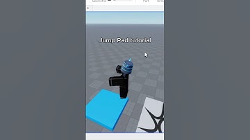how to make a JUMP PAD in roblox studio!  #roblox #scripting