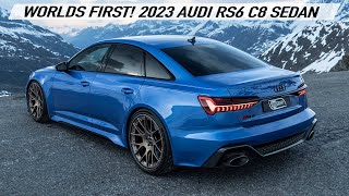 WORLDS FIRST! 2023 AUDI RS6 C8 SEDAN! - IN A ICONIC VIDEOSHOOT IN THE ALPS  - The car Audi must build 