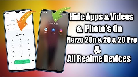 How To Hide Apps And Photo And Video On Realme Narzo 20a & 20 & 20 Pro | Hide App & Photo On Realme