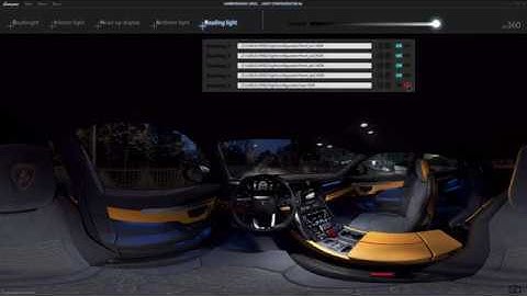 The Light Configurator  -  Lamborghini URUS  -  VRED 32bit 360 render