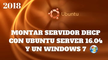 Configurar DHCP en Ubuntu server 16.04 con Windows7 y Ubuntu desktop 16.04