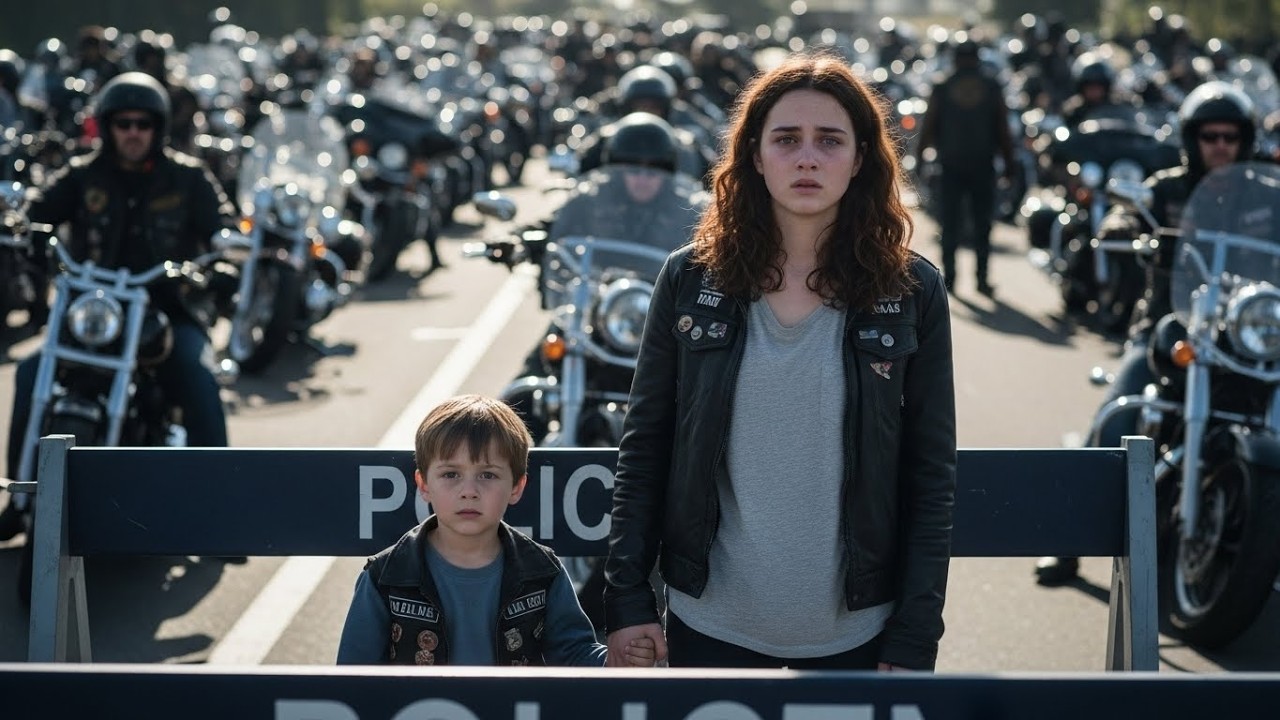 Ein kleiner Junge flüsterte Bitte bring meine Schwester nach Hause – Biker zeichneten die Route neu