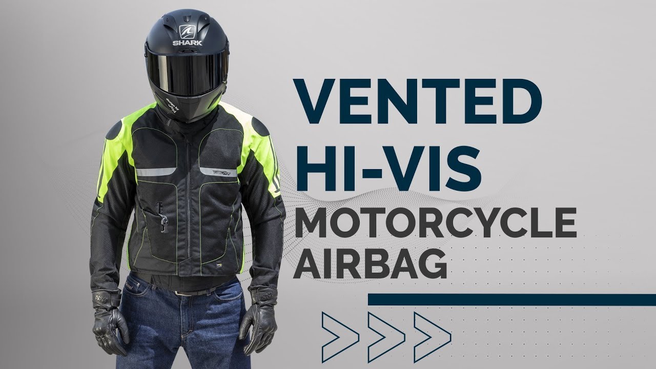 Adult Airbag Vest Reflective Motorcycle Airbag Vest 0.3 Second Mechanical  Trigger Airbag 600d Canvas Material,Wear-Resistant,Reflective Motorcycle  Jacket,Black-L : : Automotive