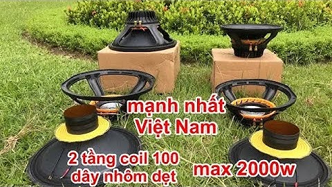 [Restream] 100 cặp Bass neo 30-40 2 tầng coil 100 nhôm dẹt chuyên sự kiện có hàng . DVH audio