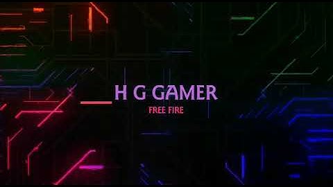 This is my new intro |HG Gamer|