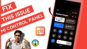 How To Fix Mi control Centre Bugs II FixedMiui 12 Control Centre Bugs