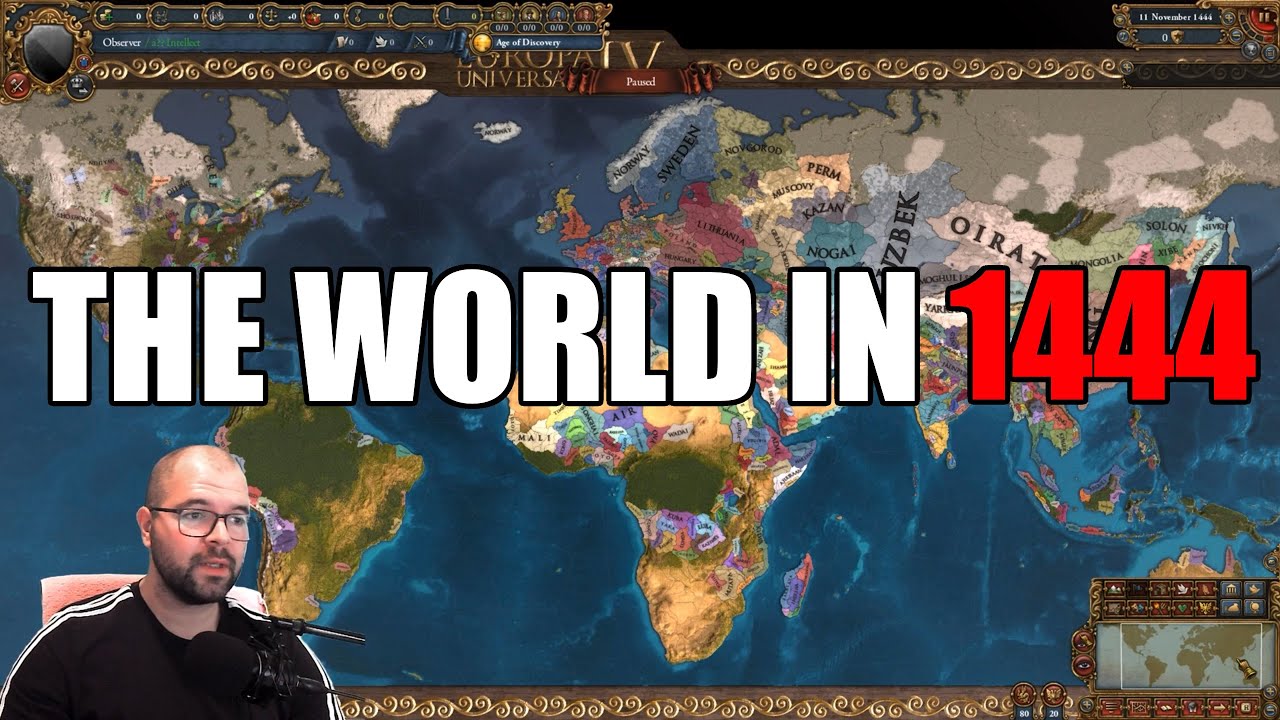 ASMR History - The World in 1444 (Late middle ages)