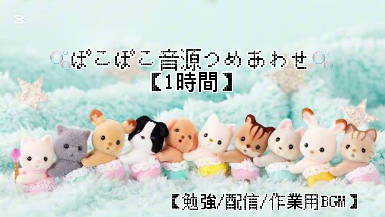 【ぽこぽこ界隈】ぷくぷく音源詰め合わせ1時間🫧【勉強用/作業用BGM】
