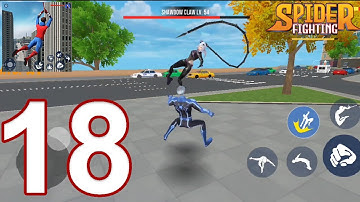 Spider Fighting: Hero Game - Gameplay Walkthrough Part 18 - Shadow Claw LV. 54 (iOS, Android)