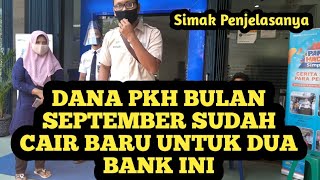 CAIR DANA BANTUAN PKH BULAN SEPTEMBER  SUDAH CAIR