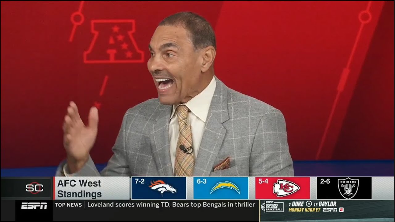 ESPN breaks AFC West Race after Chiefs loss to Bills - Broncos beat Texans & Chargers beat Titans
