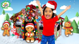 ryans gingerbread diy pretend playhouse and more one hour kids video