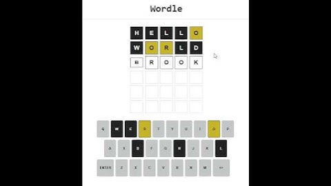 wordle clone - my first app