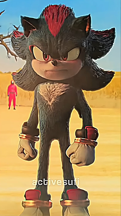Shadow in Squid Game 💀 | Squid Game | Sonic 3 | Skull Edit |  Phonk #squidgame2 #sonic #shorts